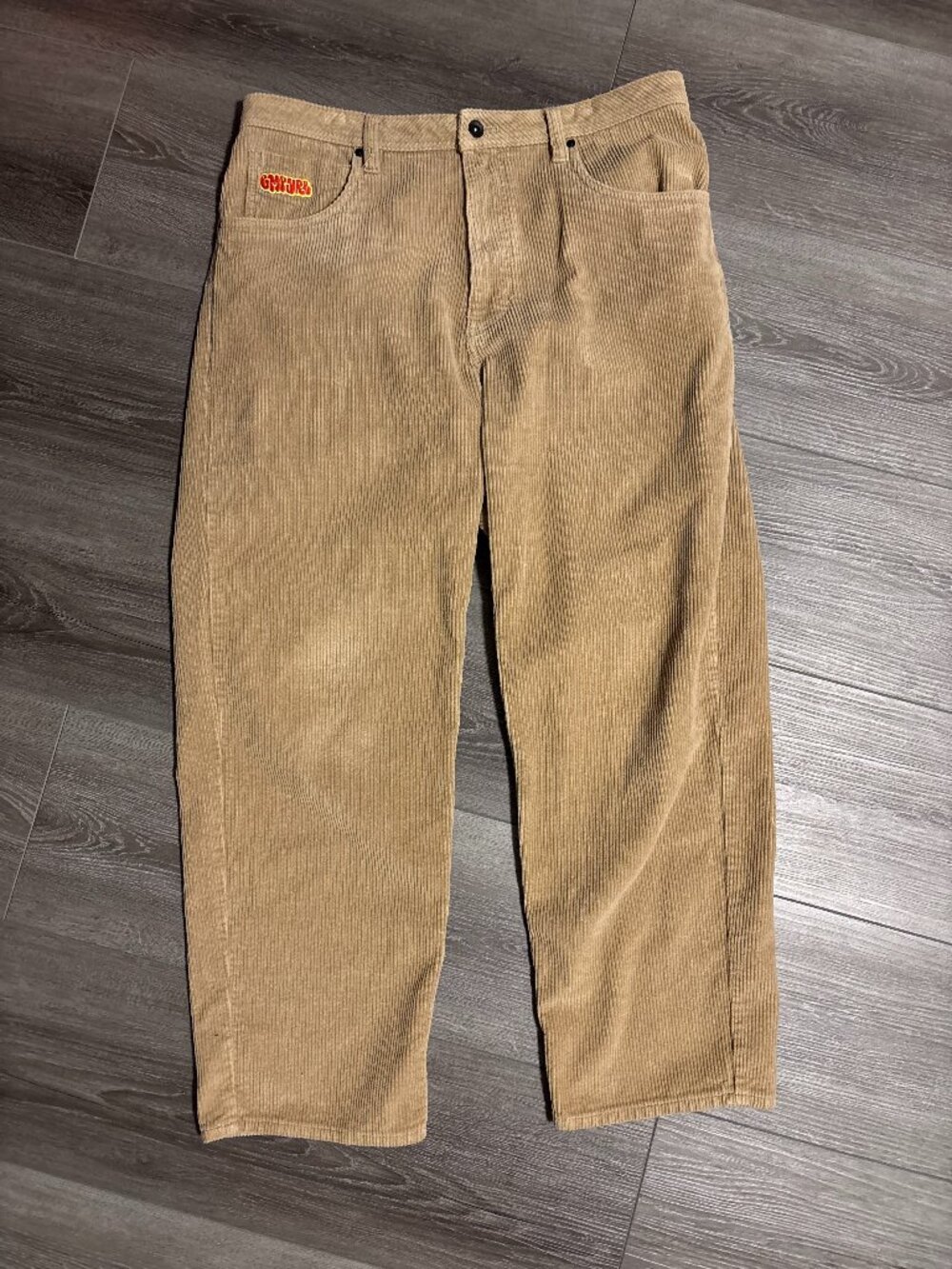 TAILORED Beige Empyre Corduroy Pants